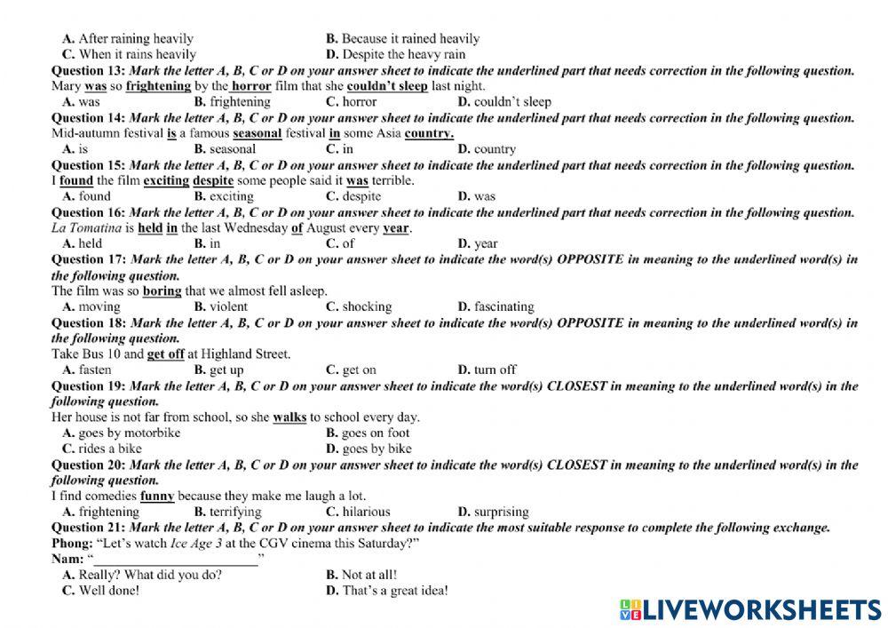Ôn thi giữa kì 2