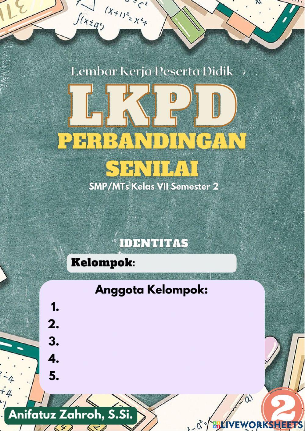 LKPD Perbandingan Senilai 1