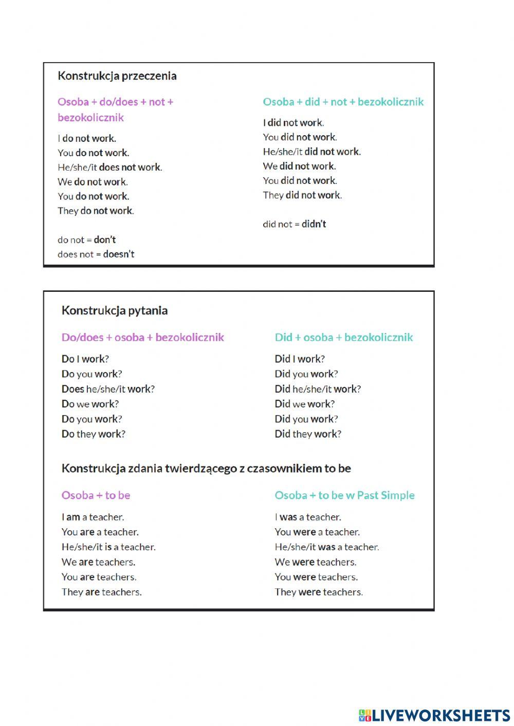 Phrasal verbs and grammar