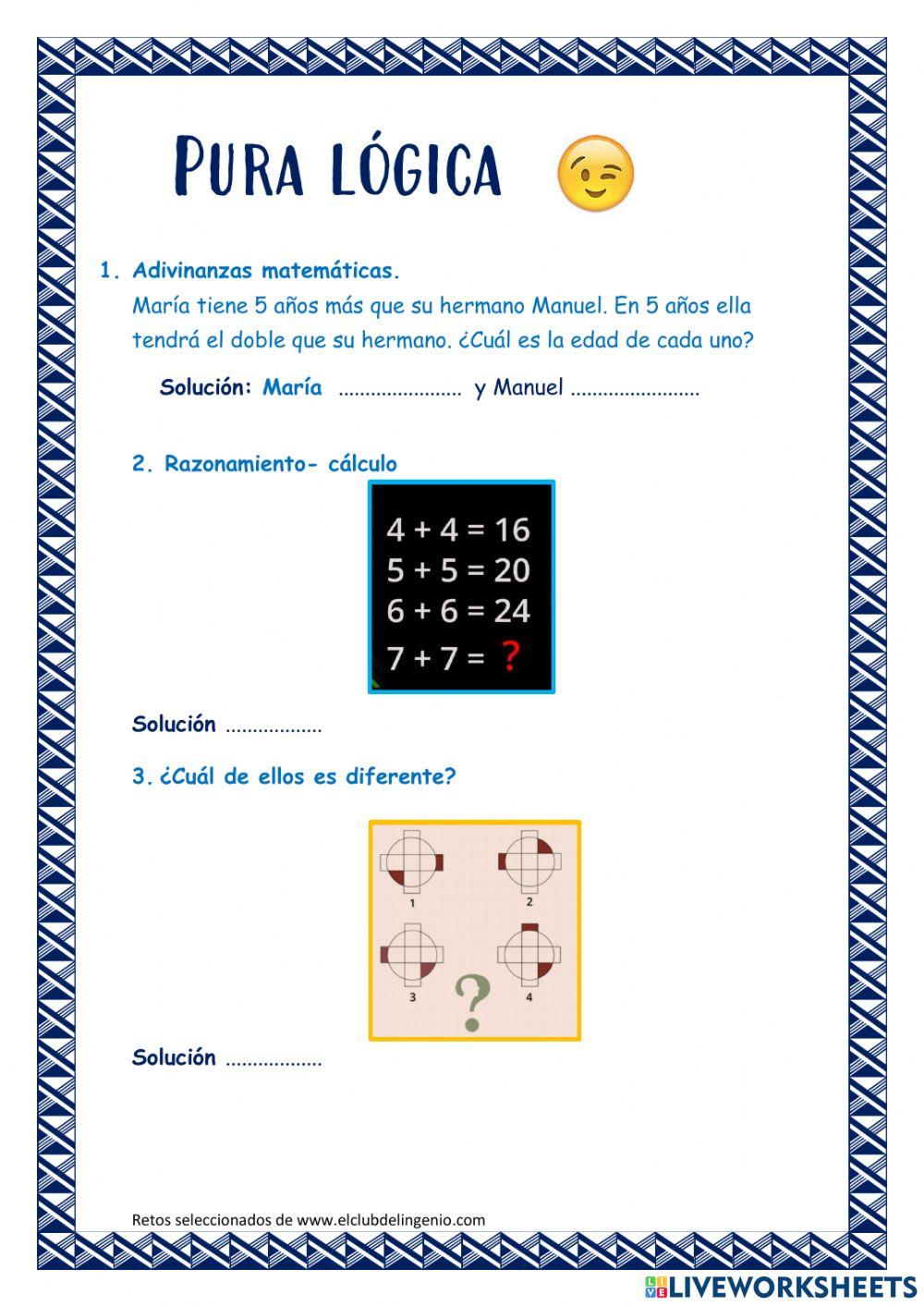 Retos matemáticos Retos matemáticos