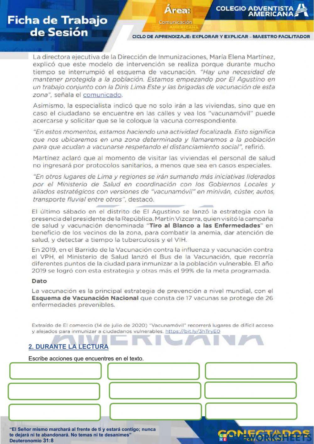 leemos noticias para informarnos