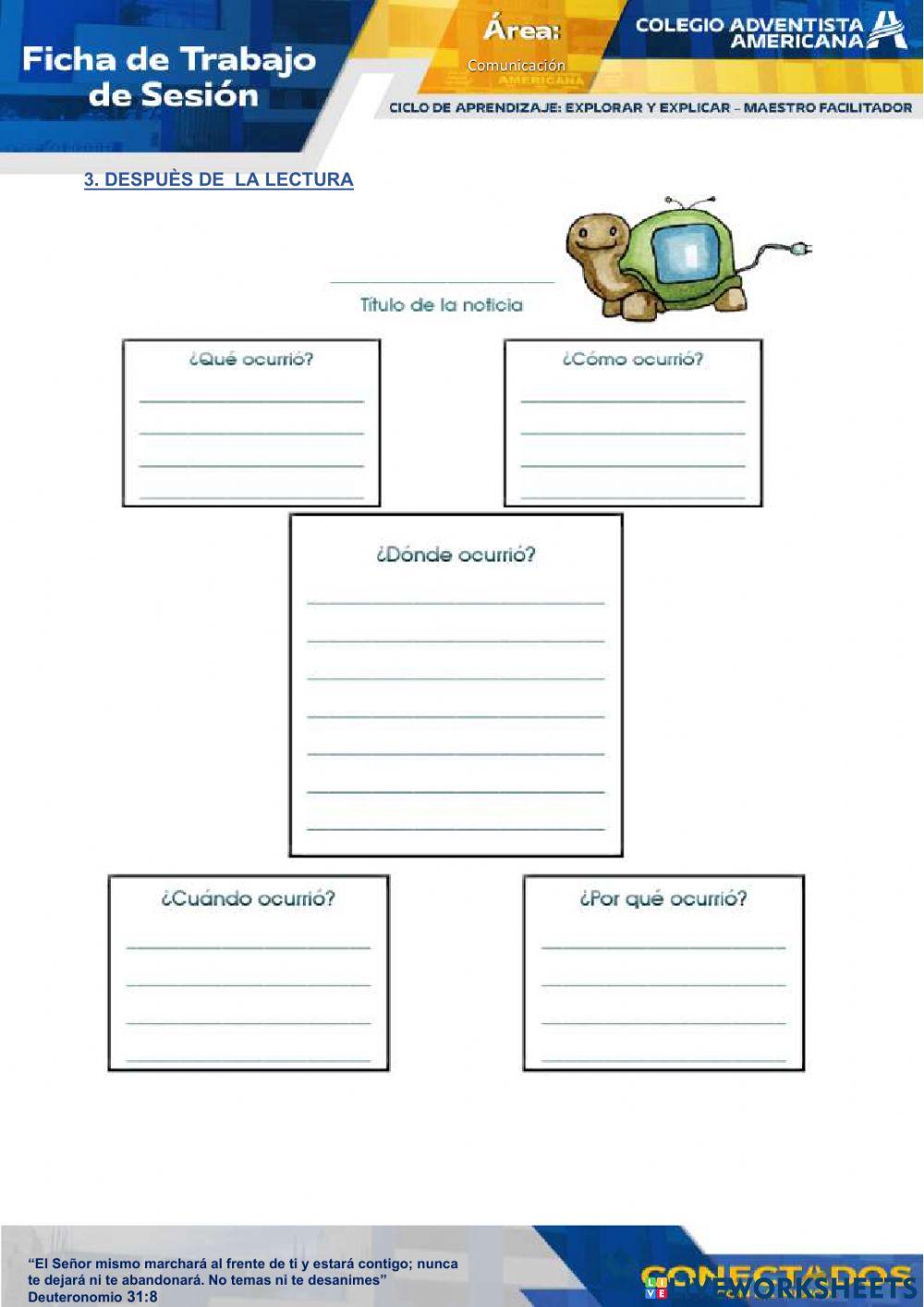 leemos noticias para informarnos