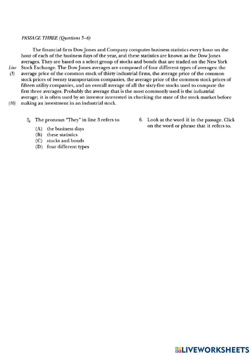 TOEFL Reading skill 5
