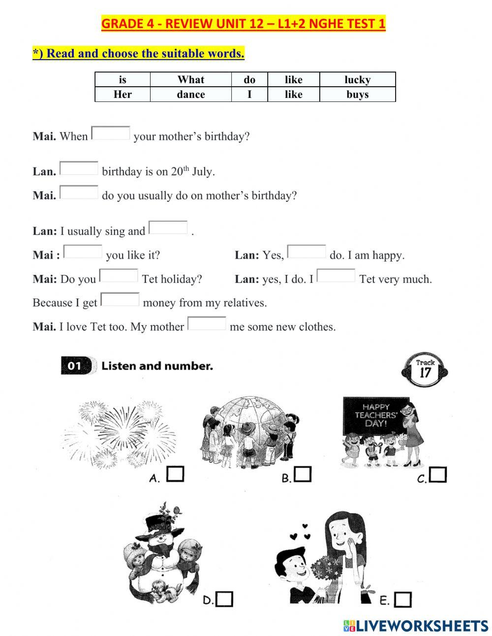 G4-review unit 15 listening test1