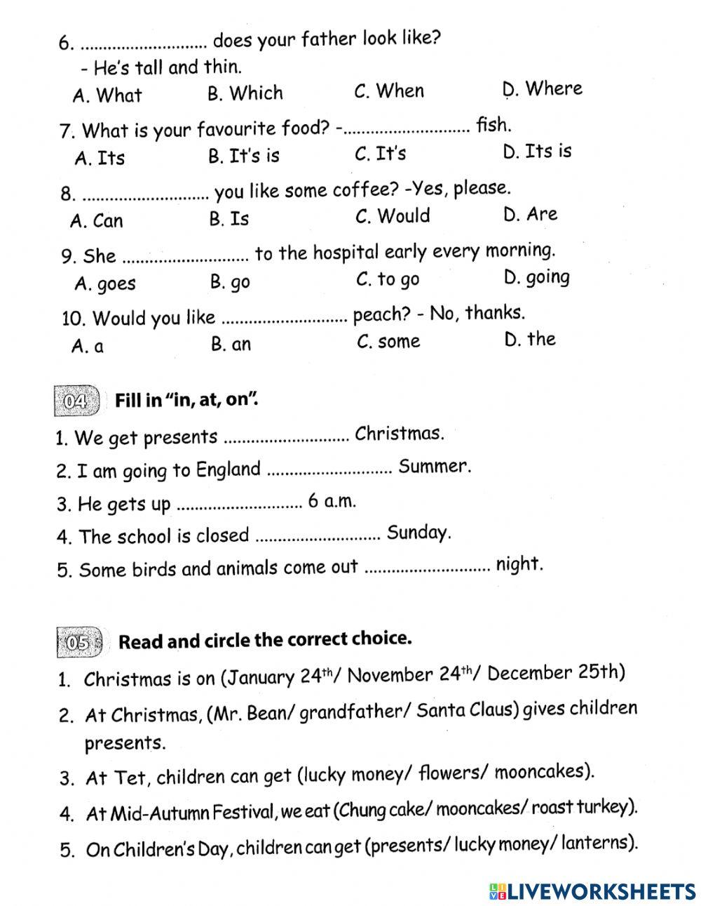 G4-review unit 15 listening test2