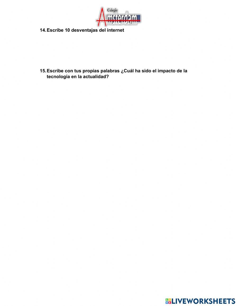 Evaluacion 3ro secundaria febrero