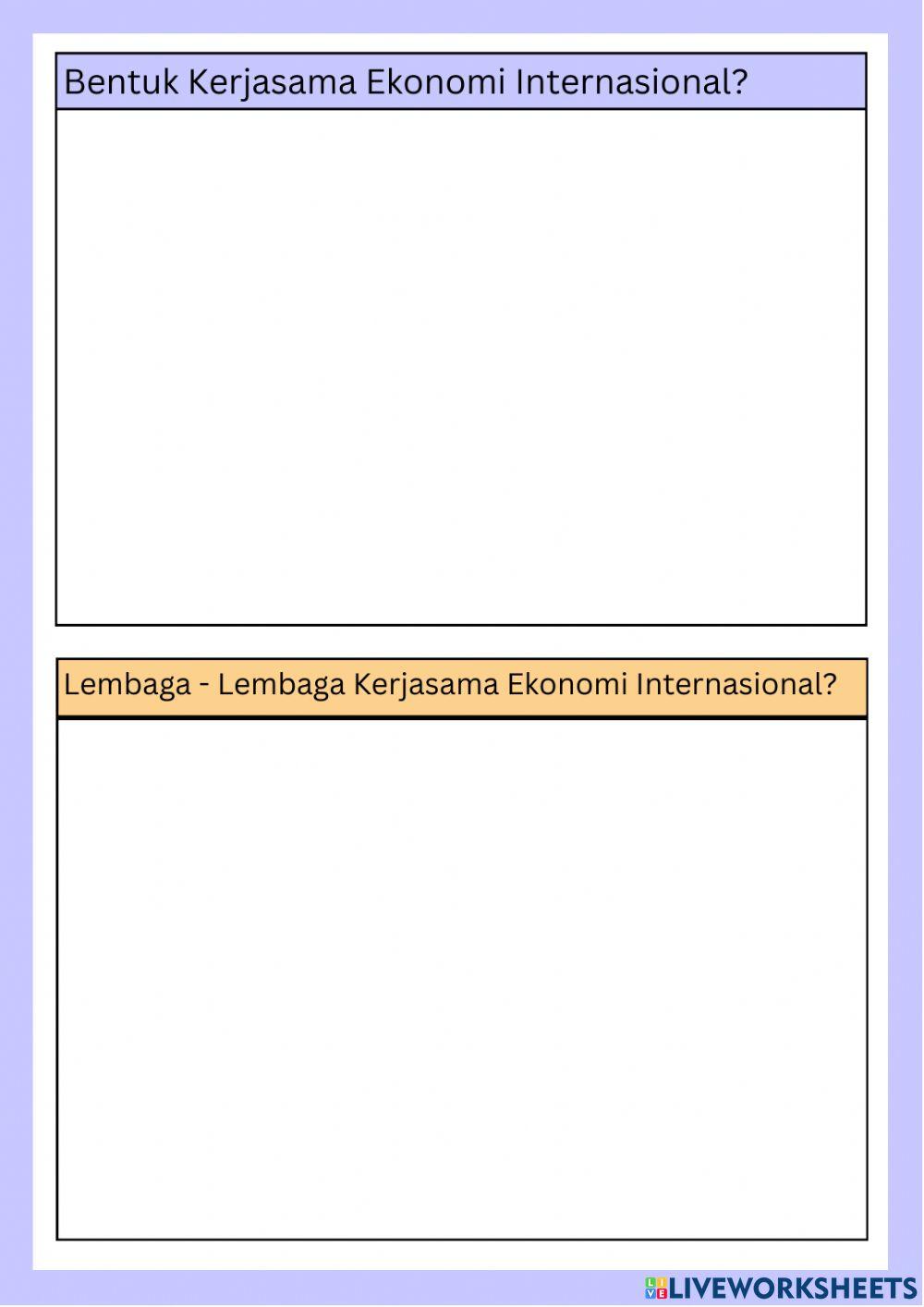 LKPD Kerjasama Eko Internasional