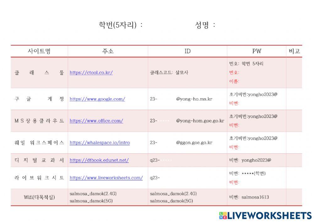 중3-Ⅰ-0-1. 계정 기록