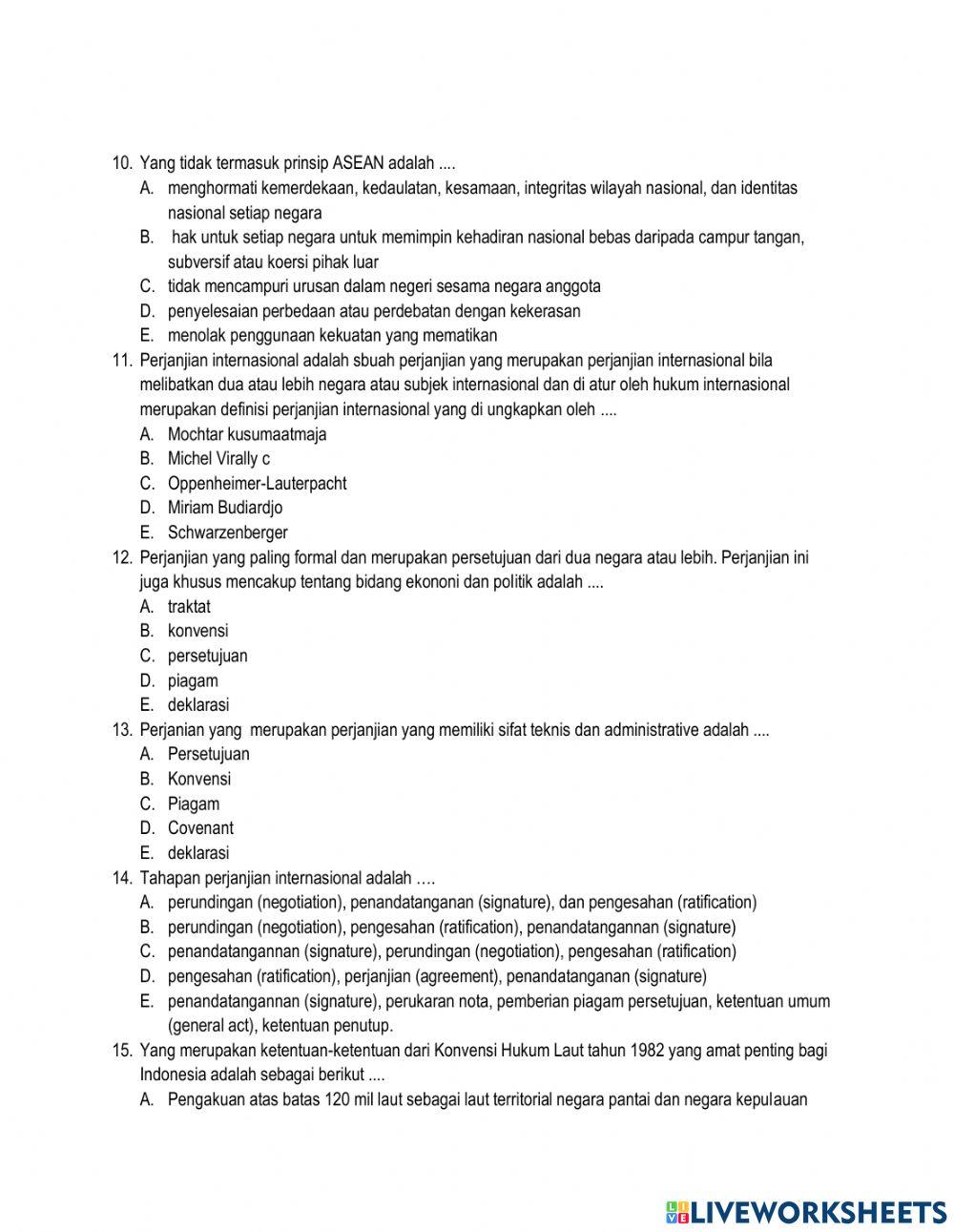 Soal ppkn mid semester kelas 11