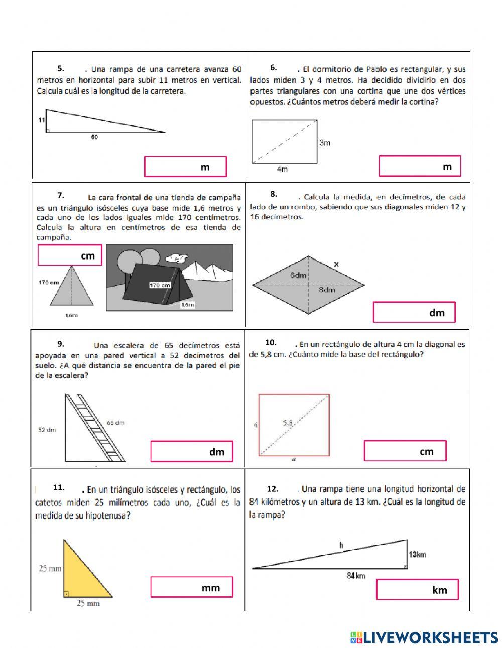 Teorema de pitagoras