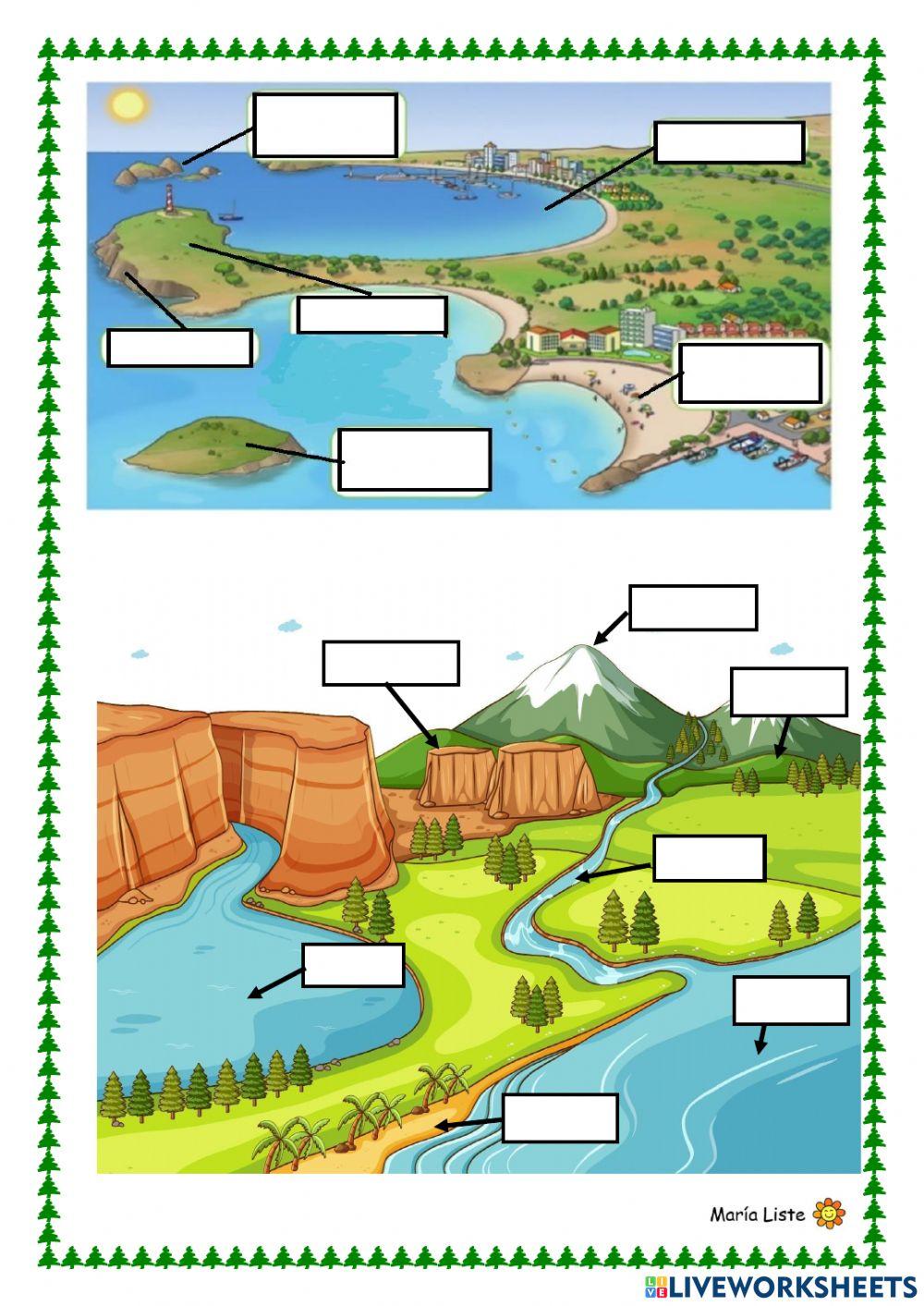 Lanforms and Bodies of Water Test