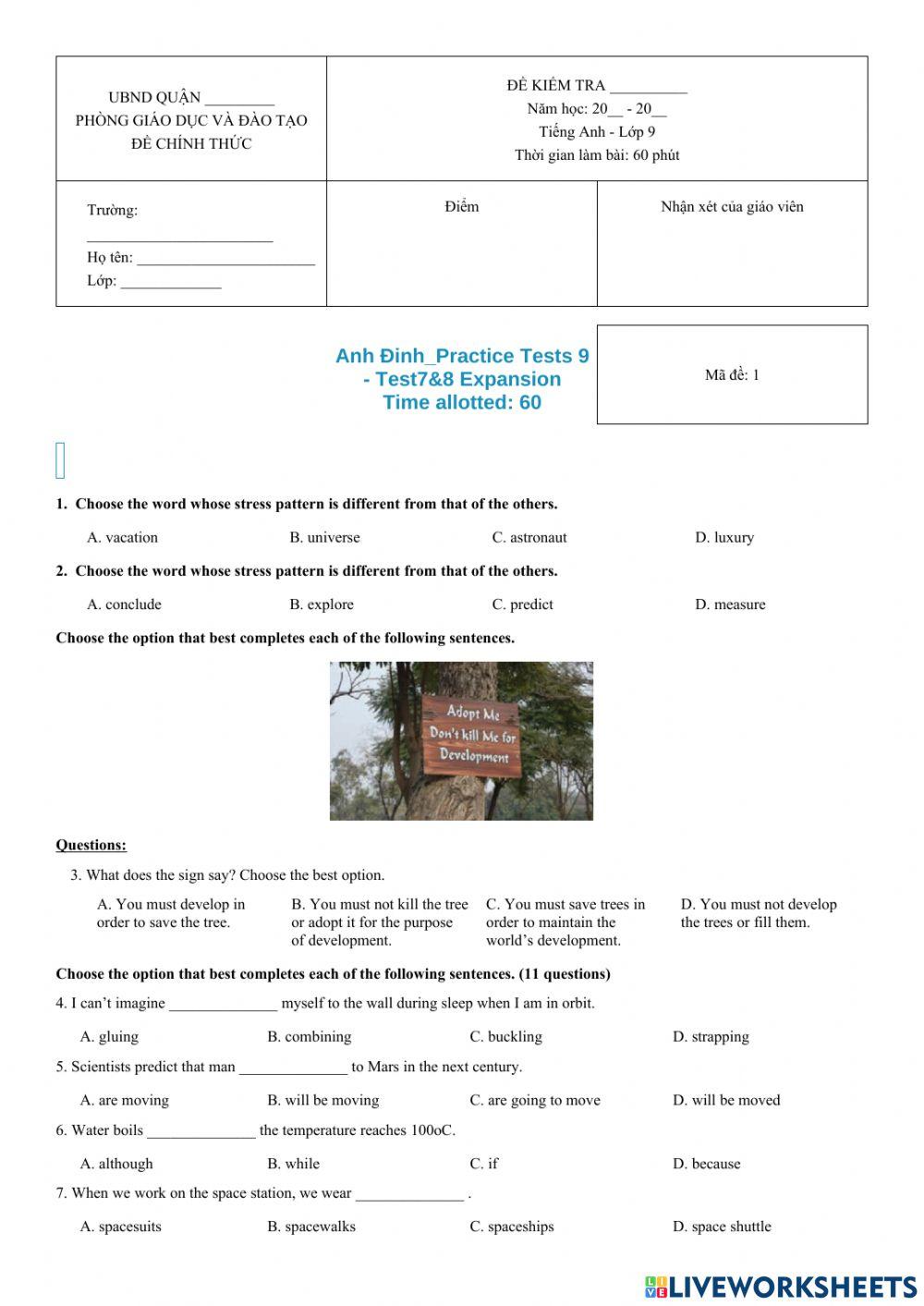 Practice-T9exp-7.8-Test 1