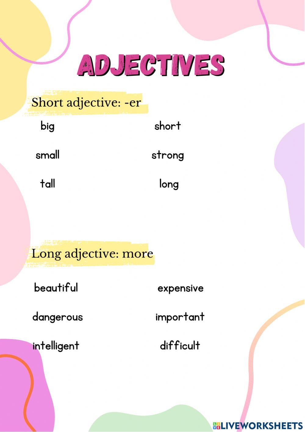 Comparative Adjectives