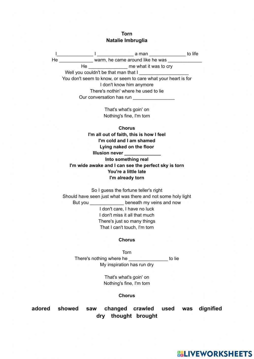 Torn - Natalie Imbruglia