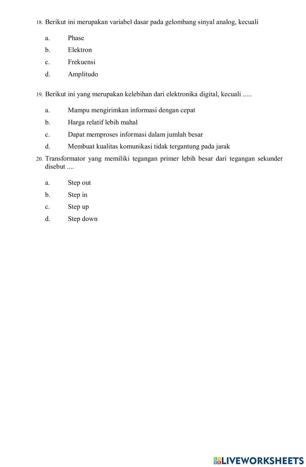 Penilaian harian semmester 2