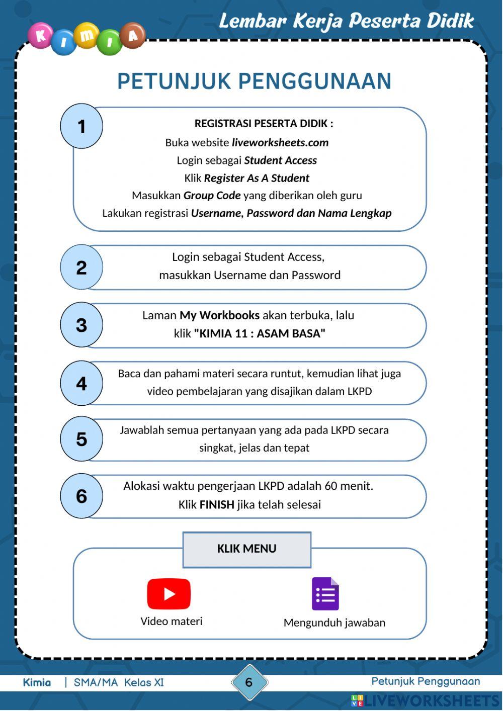 Pedoman LKPD Asam dan Basa