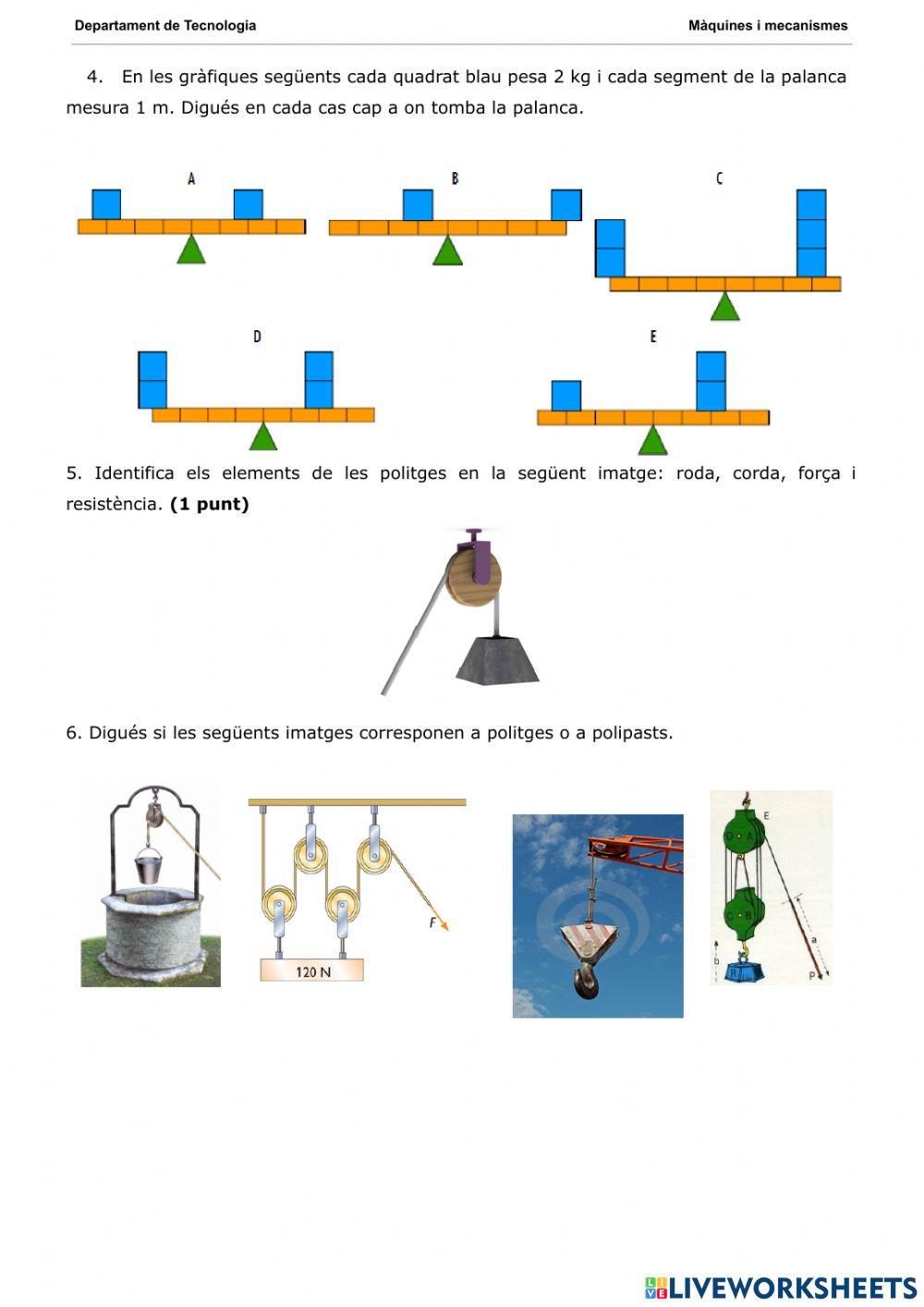 Màquines simples i mecanismes