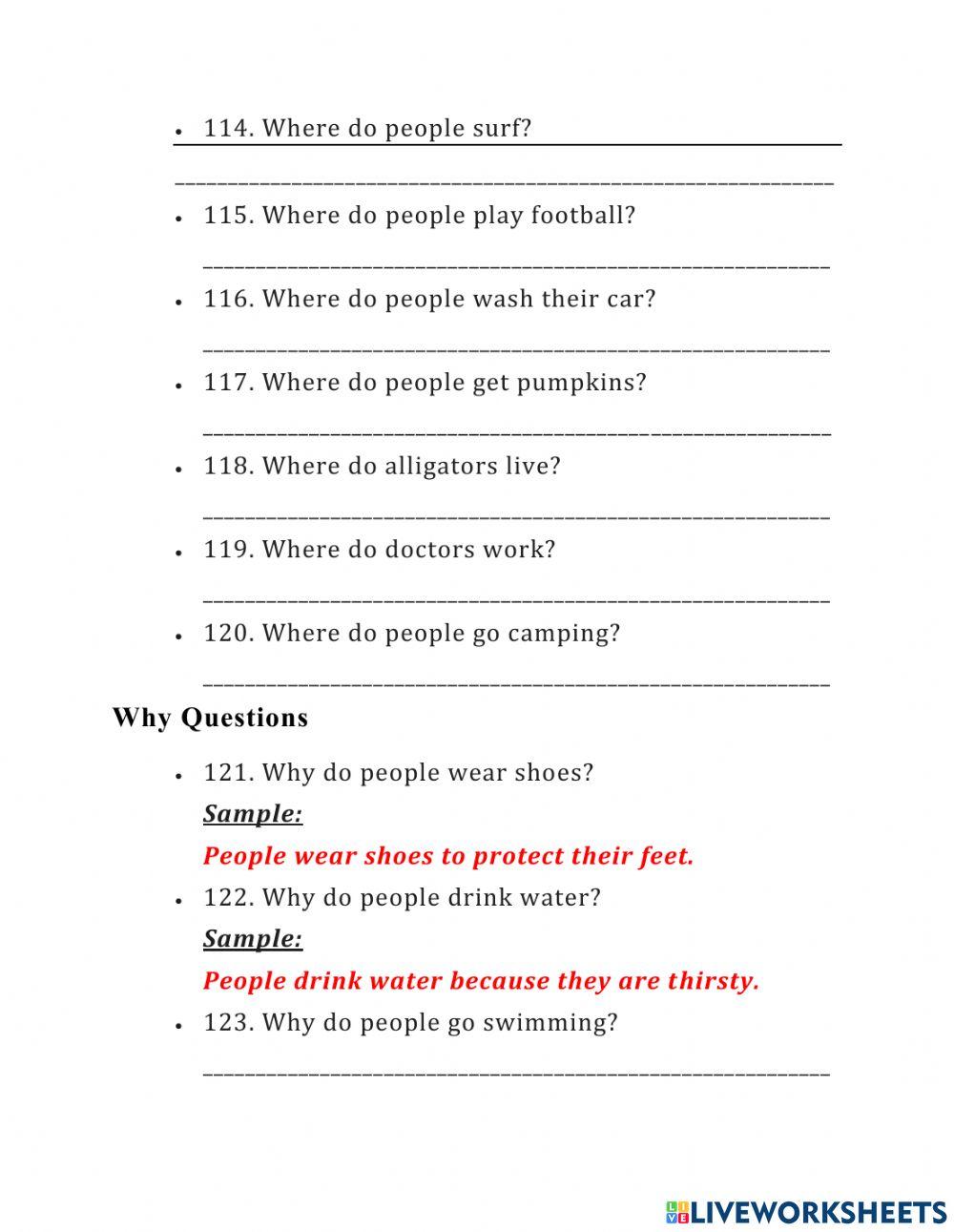 Open-ended questiions