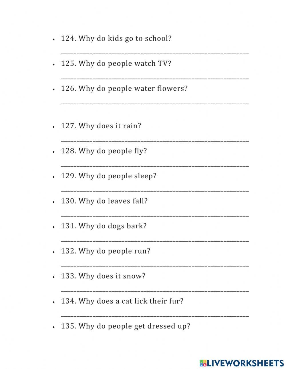 Open-ended questiions