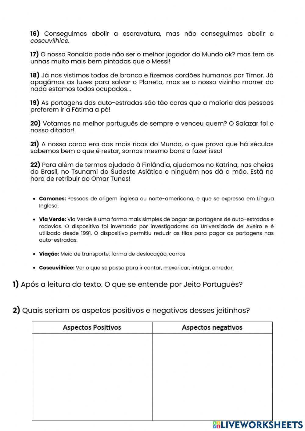 Jeito e Desenrascaço