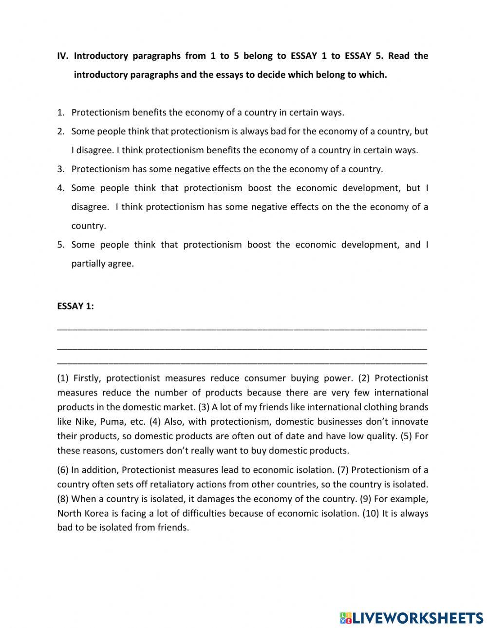 TRS6 - Economics (1) - Writing