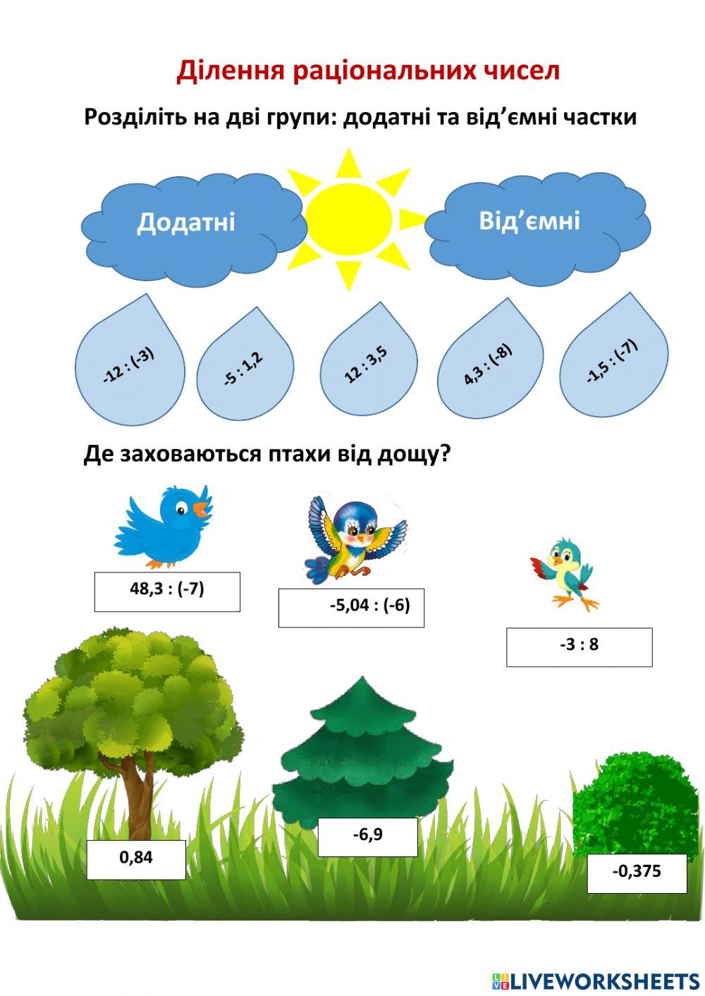 Ділення раціональних чисел 6