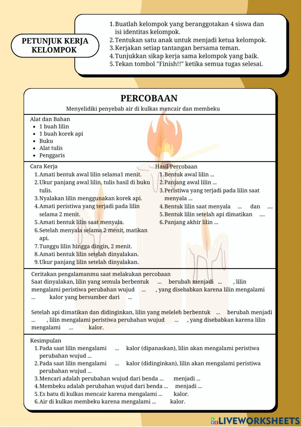 Lkpd mencair dan membeku