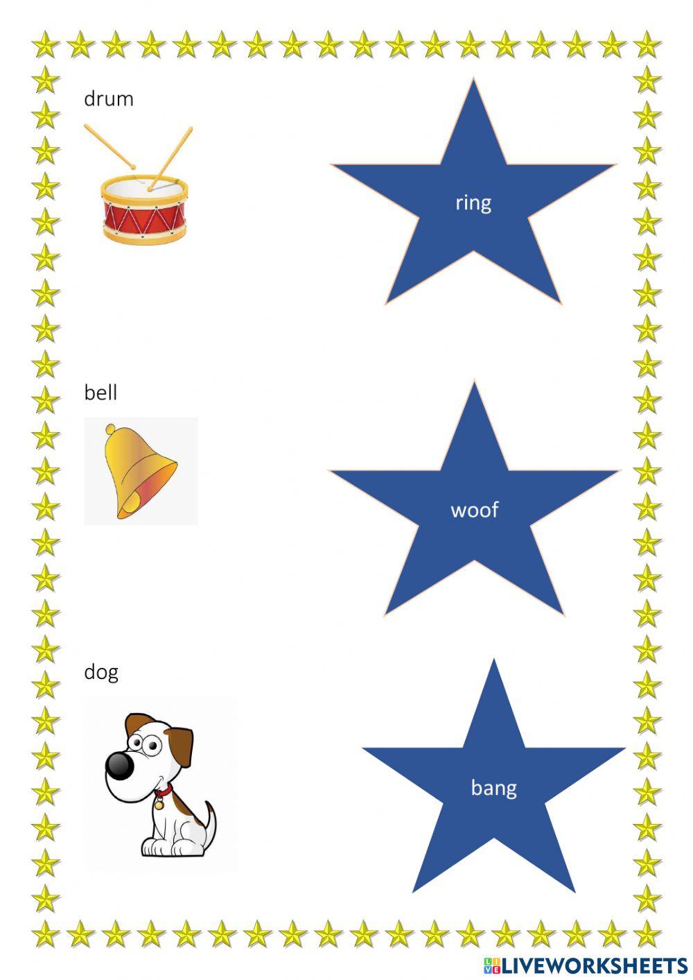 onomatopoeia worksheet for grade 5