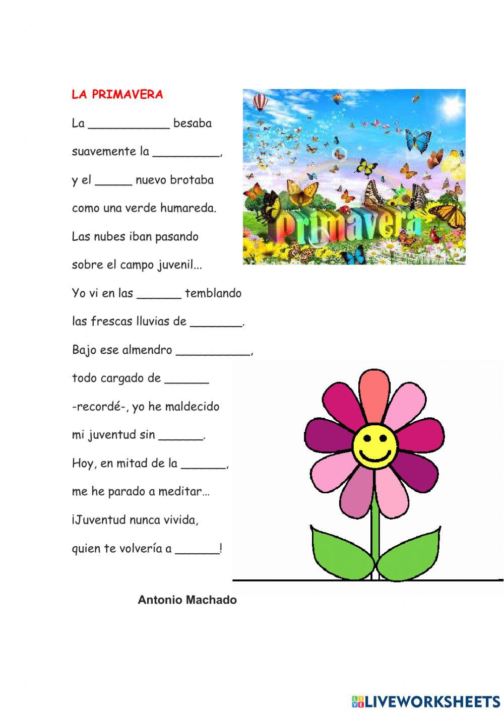 La primavera Antonio Machado