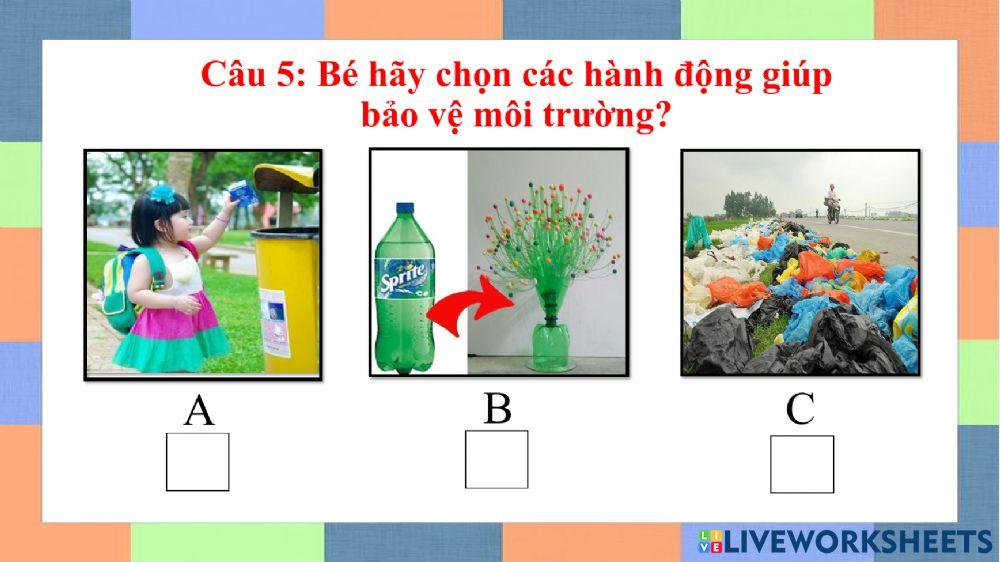 Bài tập về tái chế rác thải