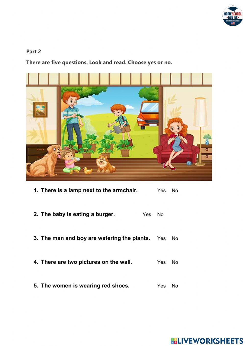 Starters1Reading Exam