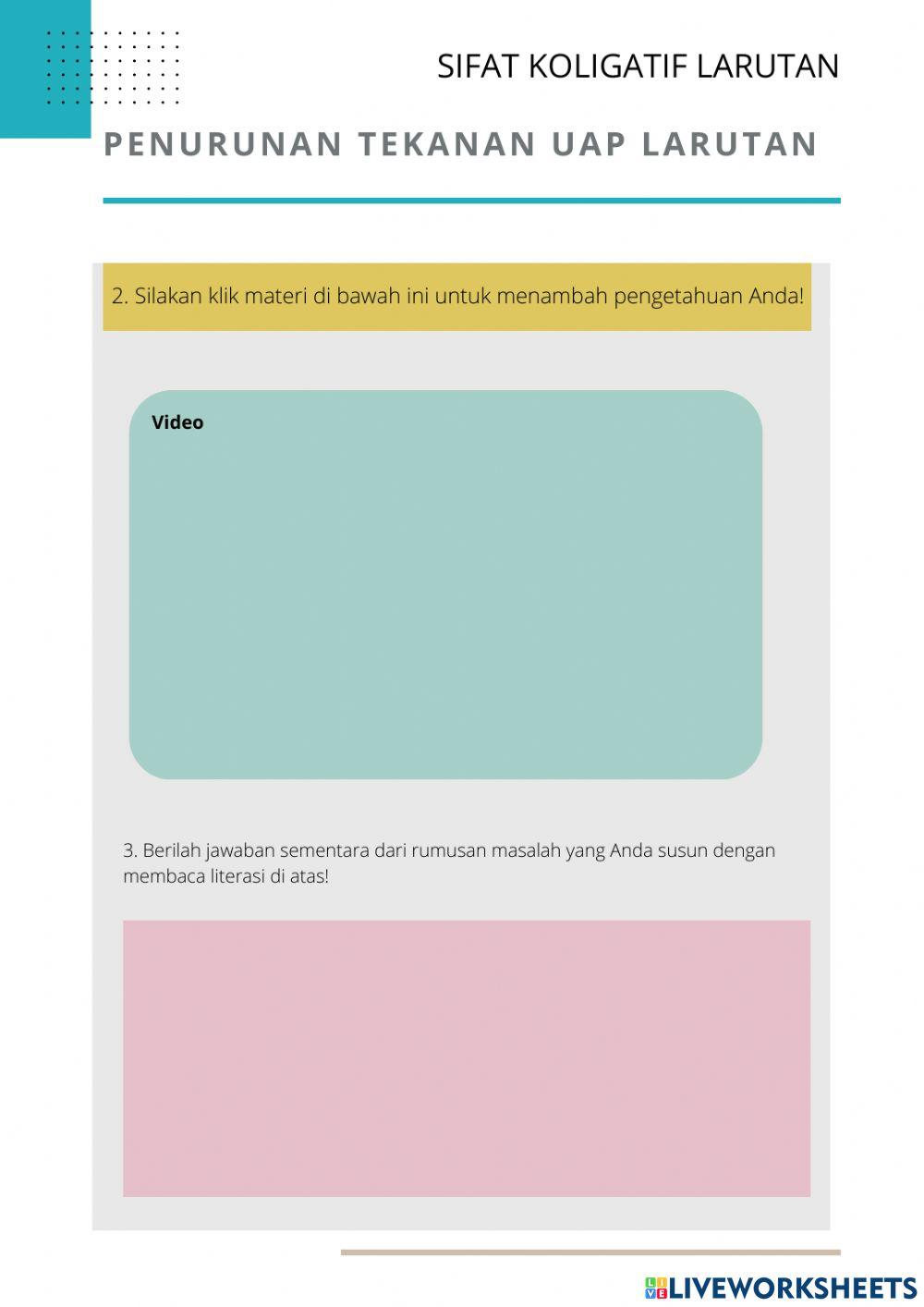 Penurunan Tekanan Uap