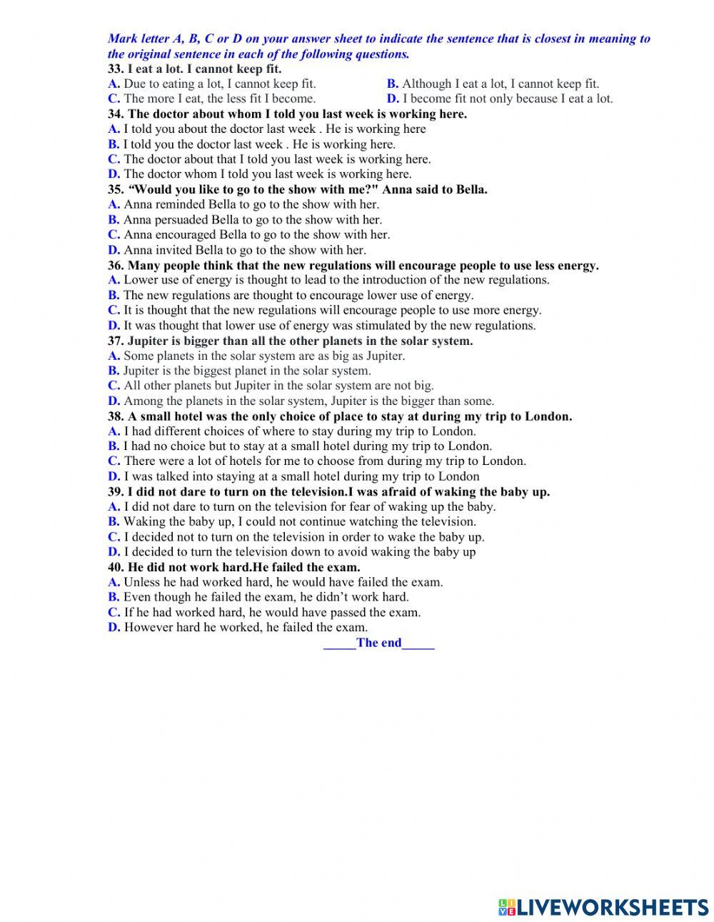 Ôn thi vào 10 - đề 25 40tn