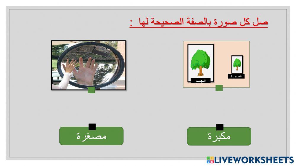 مراجعة وحدة المرايا والعدسات الهمم