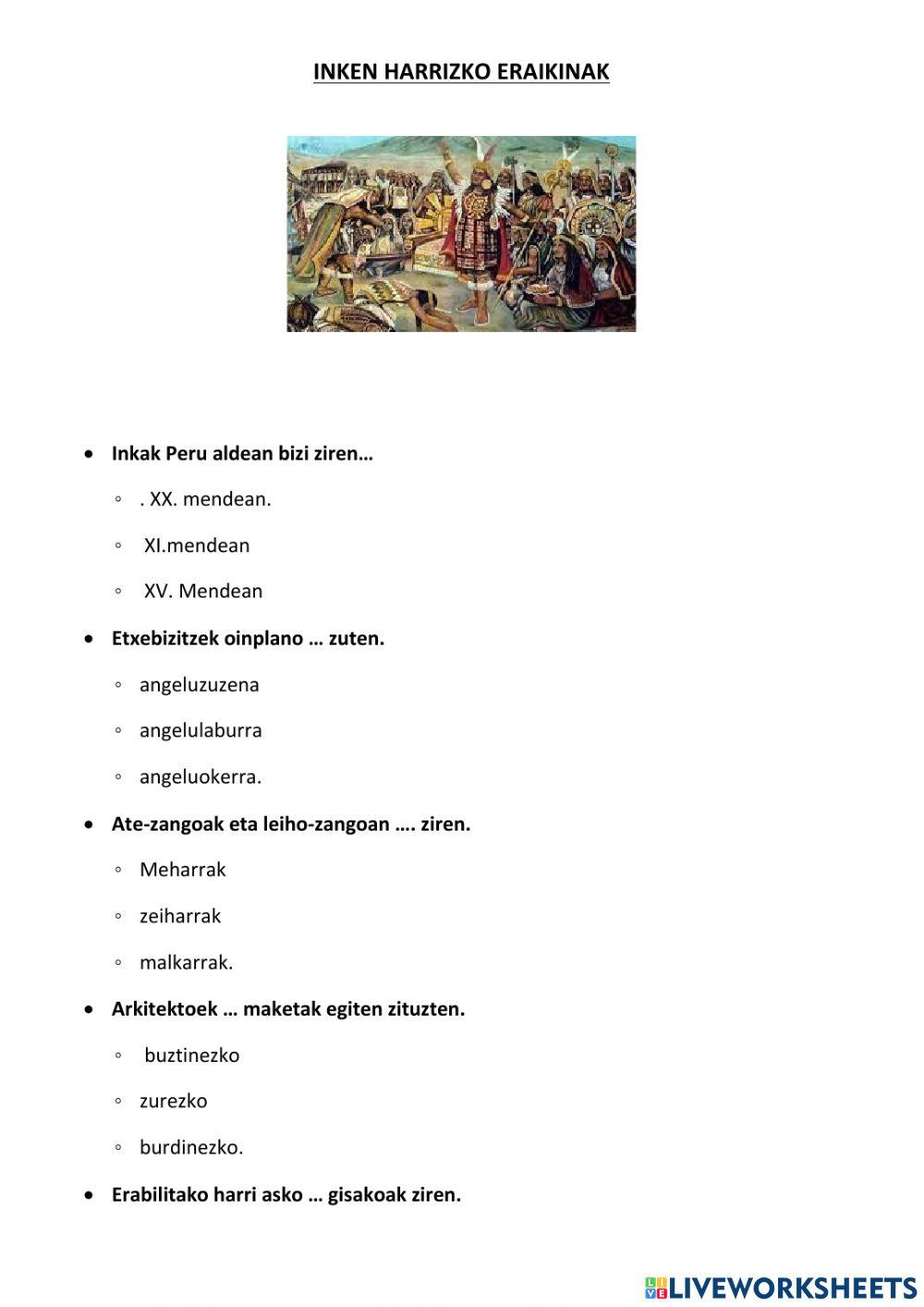 Inken harrizko eraikinak