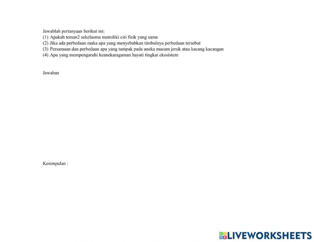 Tingkat Keanekaragaman Hayati