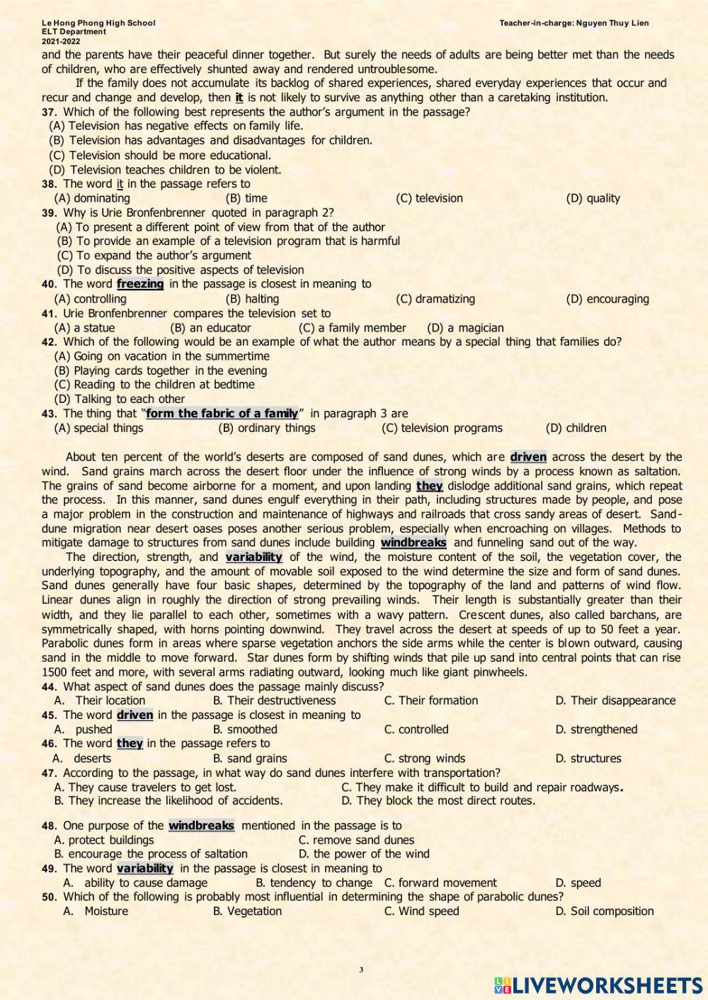 One period test - g12 lhp - 22-23