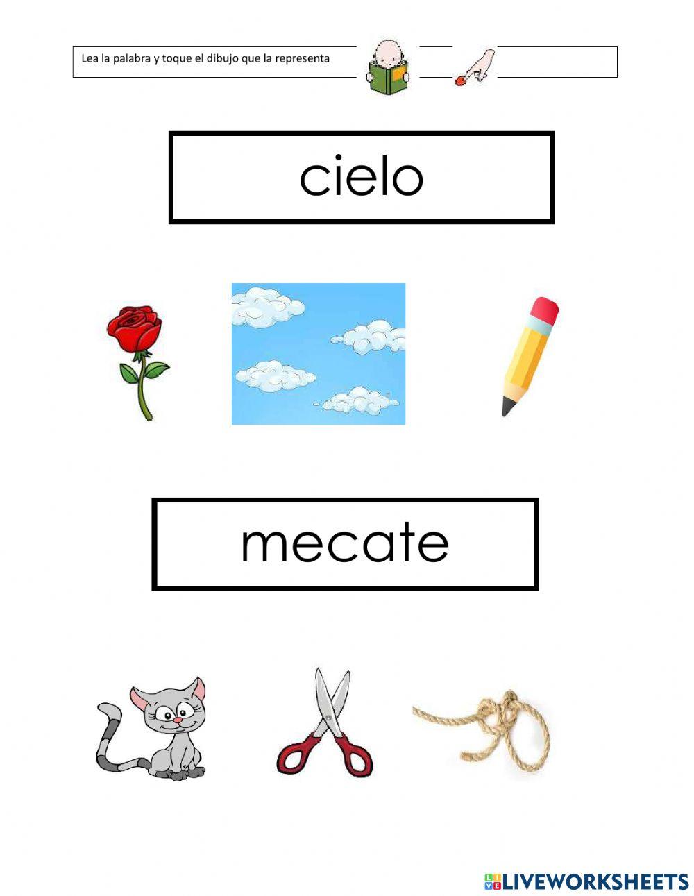 Repaso de sílabas hasta c, q