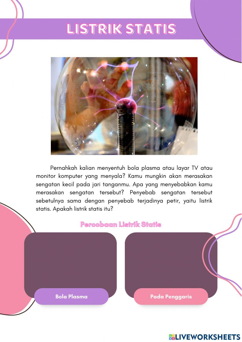 E-lkpd listrik statis kelas xii