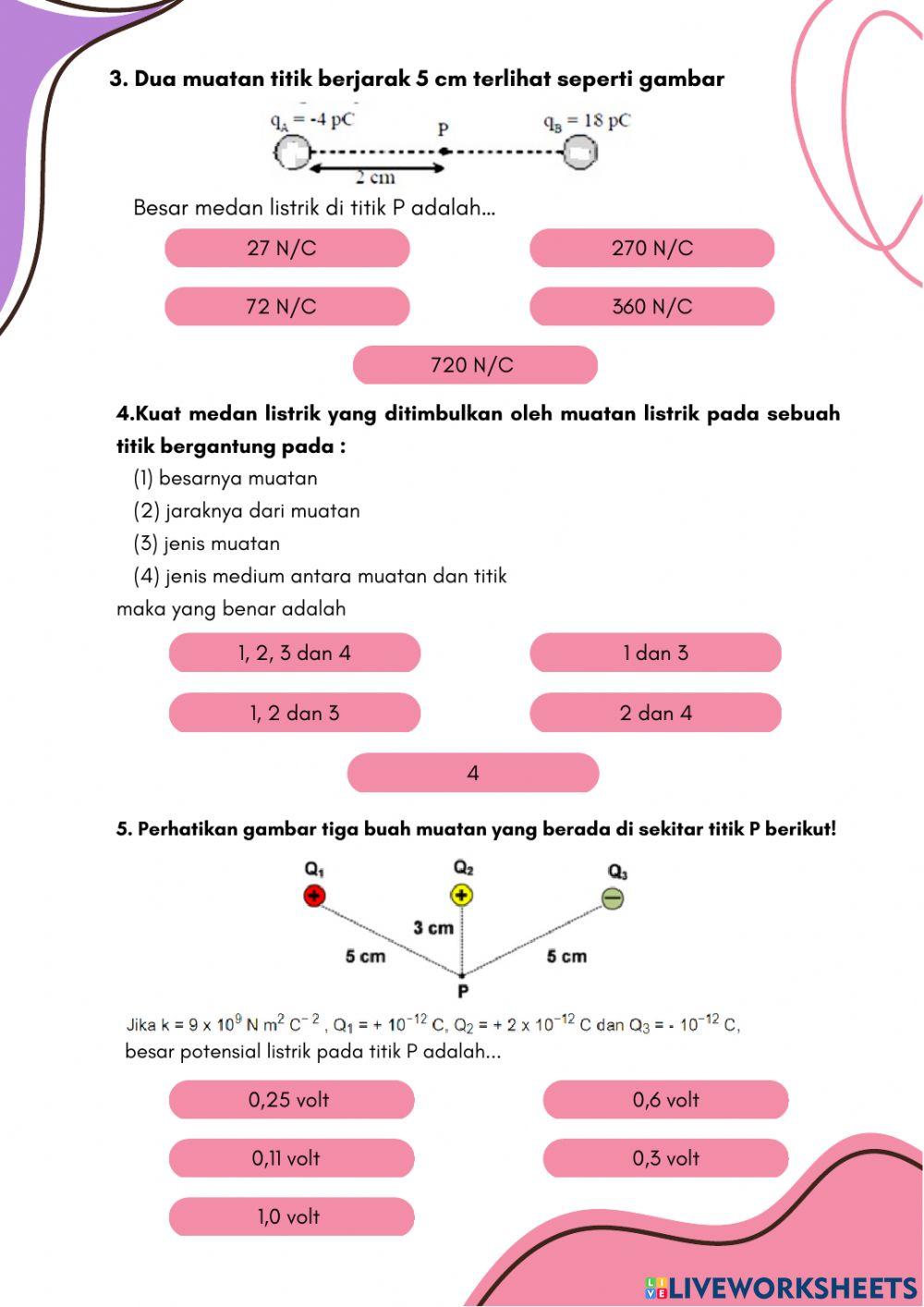 E-lkpd listrik statis kelas xii