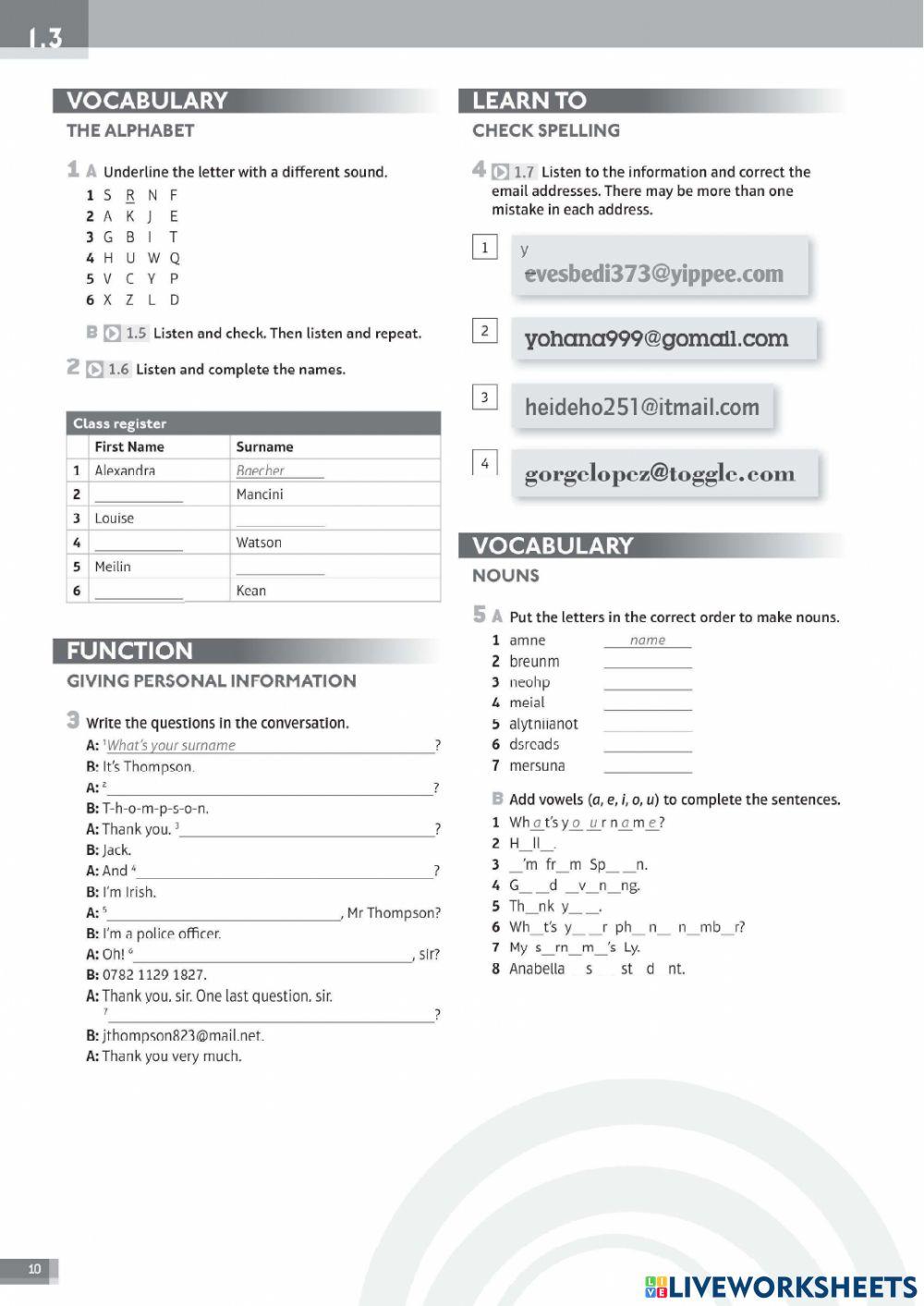 Speakout starter 1.3 wb