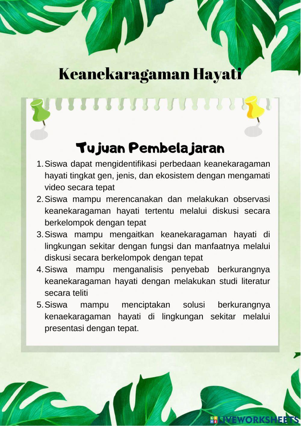 Keanekaragaman Hayati