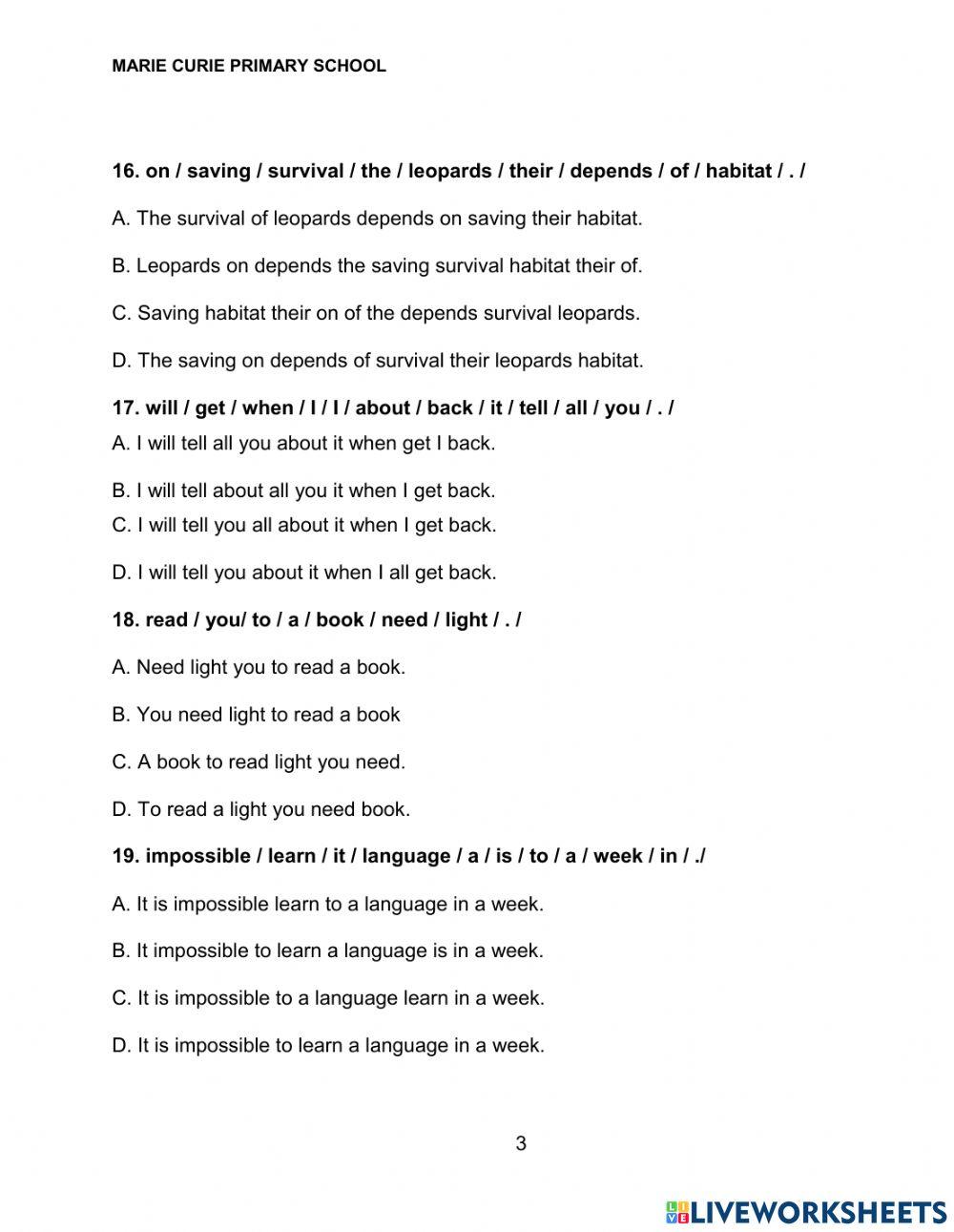 G5. GRAMMAR PRACTICE 02