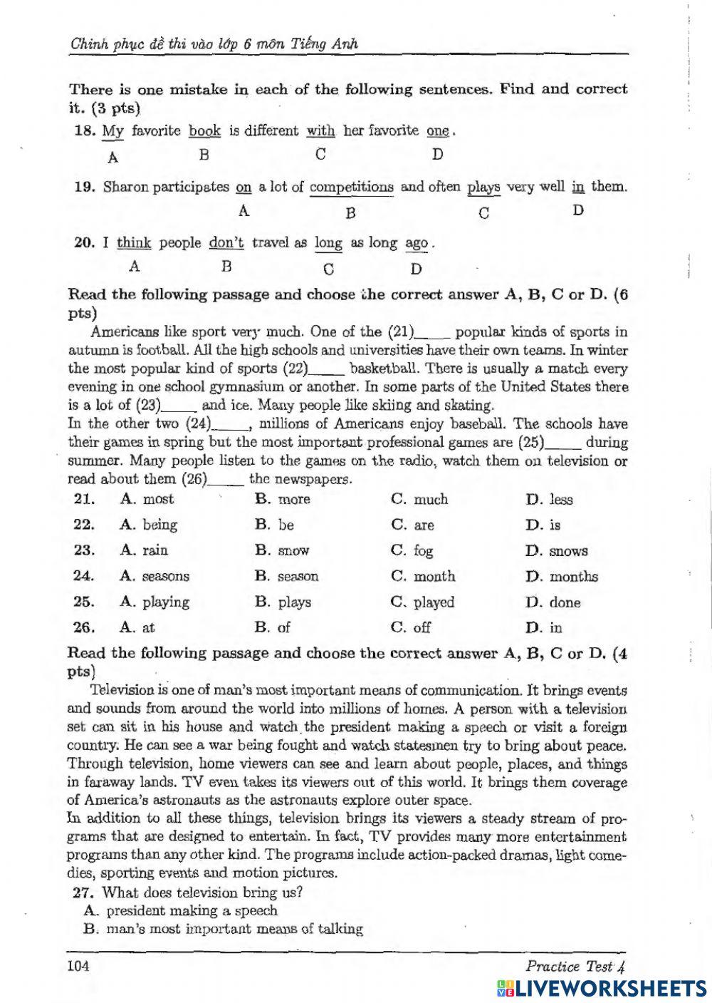 Đề 4 ôn vào 6 trường Lương Thế Vinh