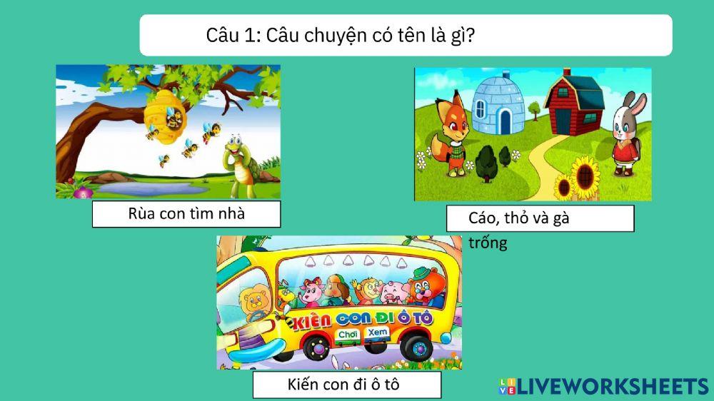 Truyện: Rùa con tìm nhà