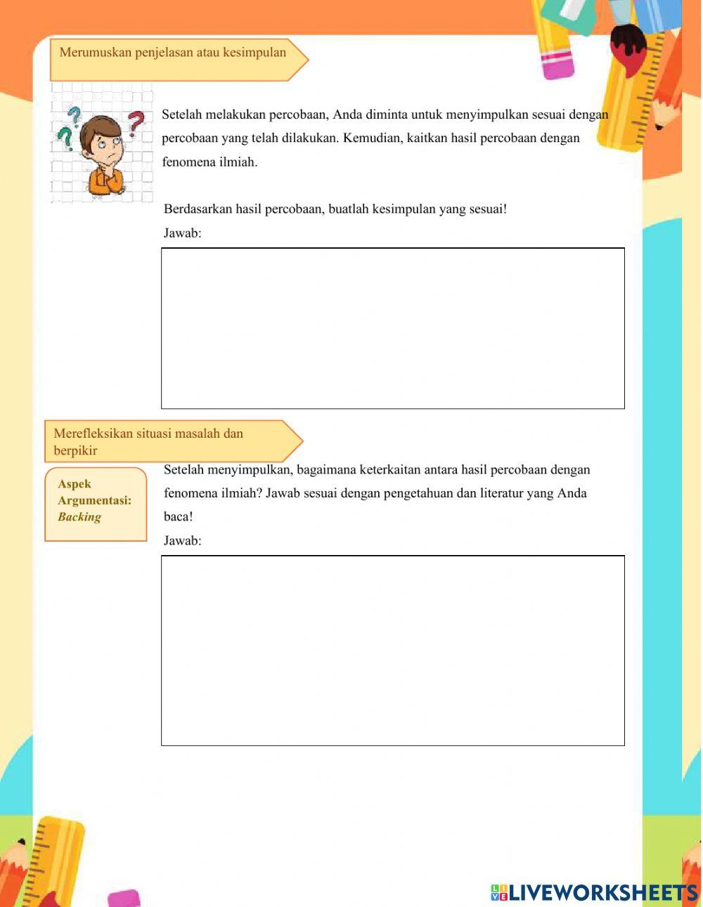 Lkpd kesetimbangan kimia faktor suhu