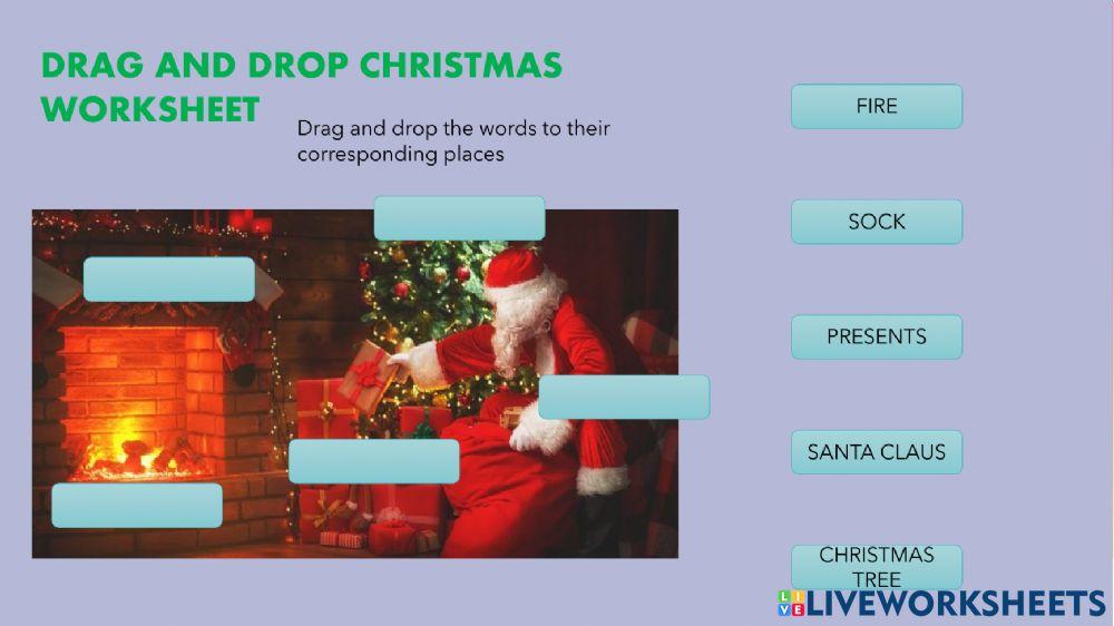 Drag and drop christmas