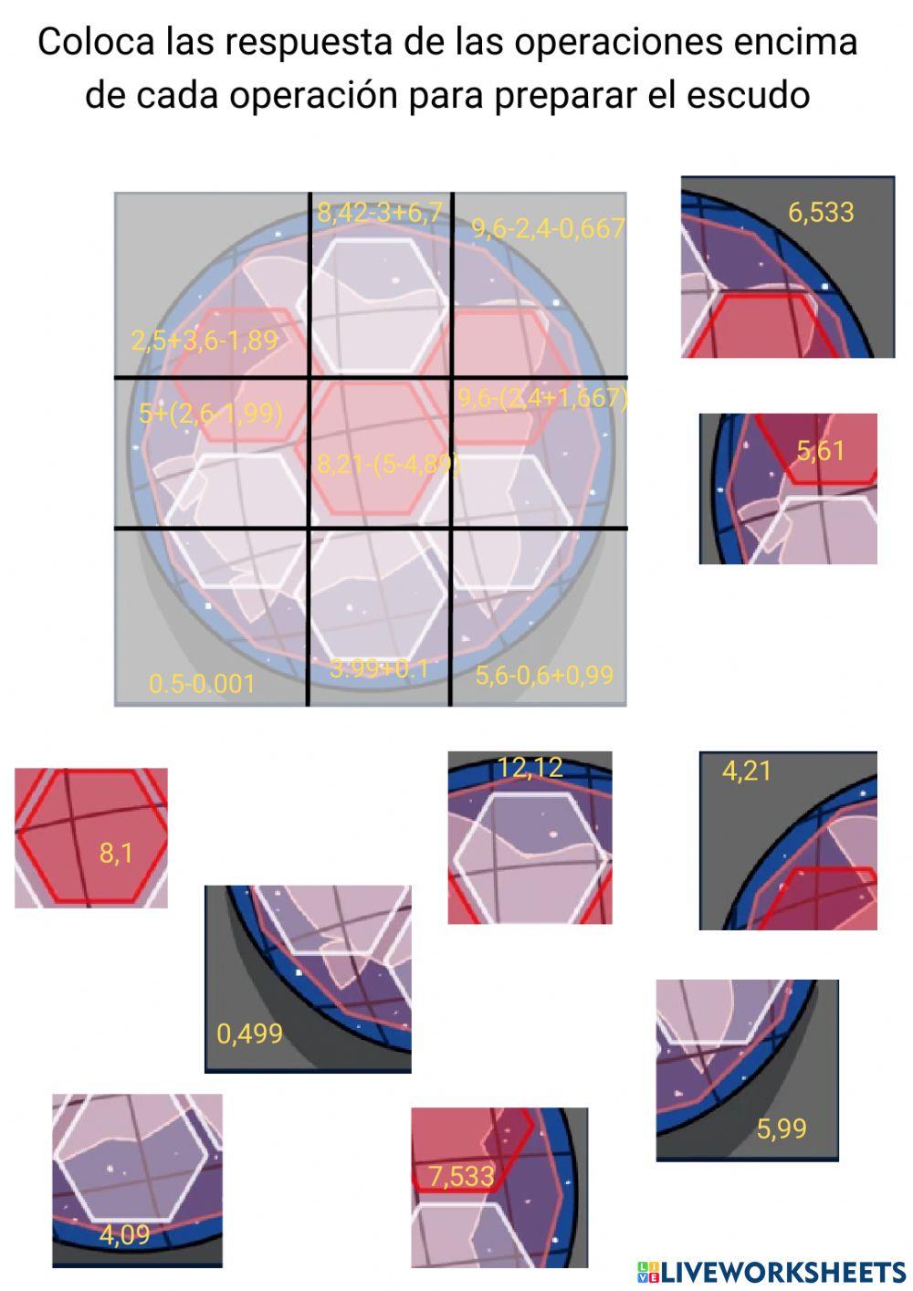 Operaciones combinadas con decimales