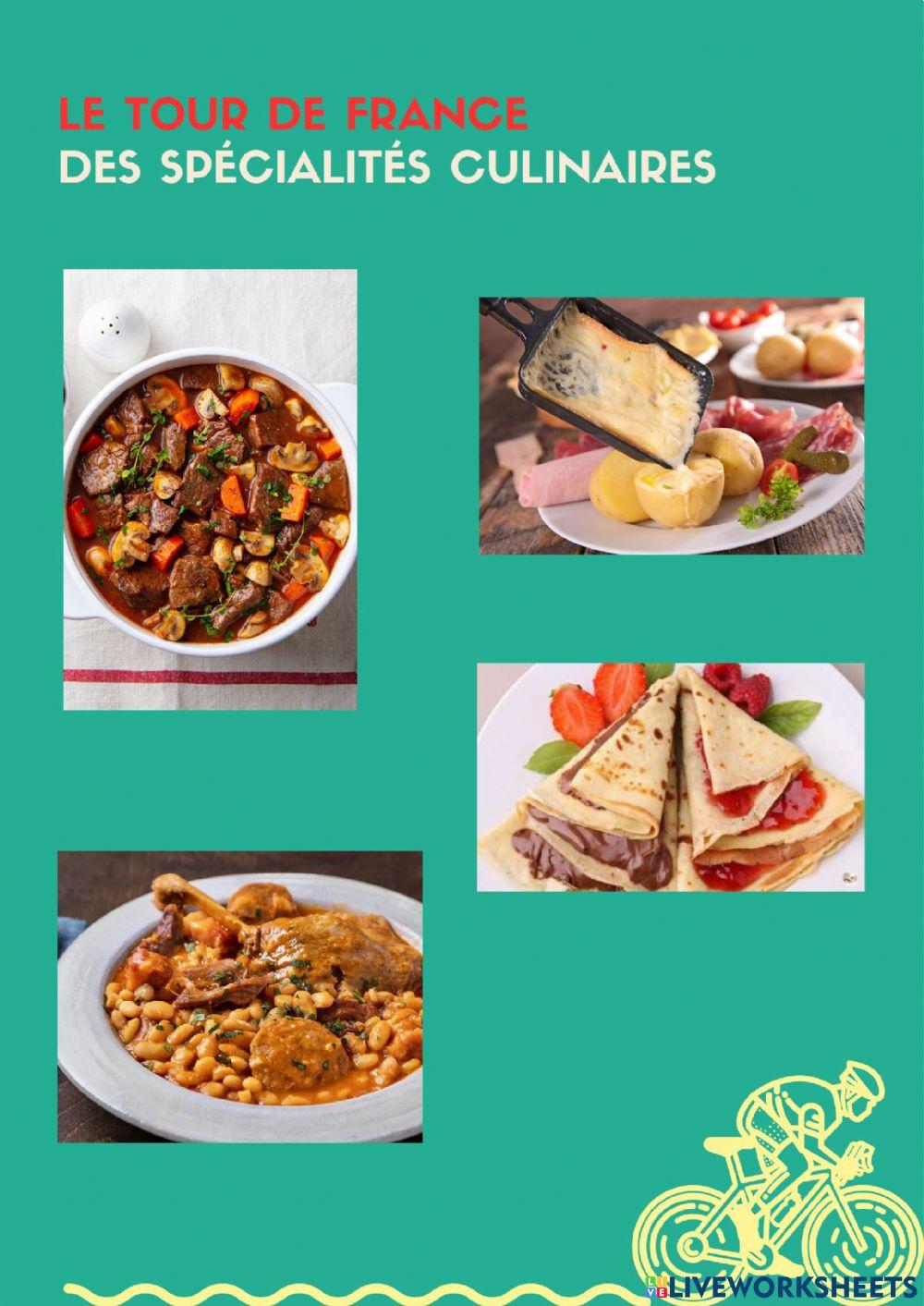 Le Tour de France des spécialités culinaires