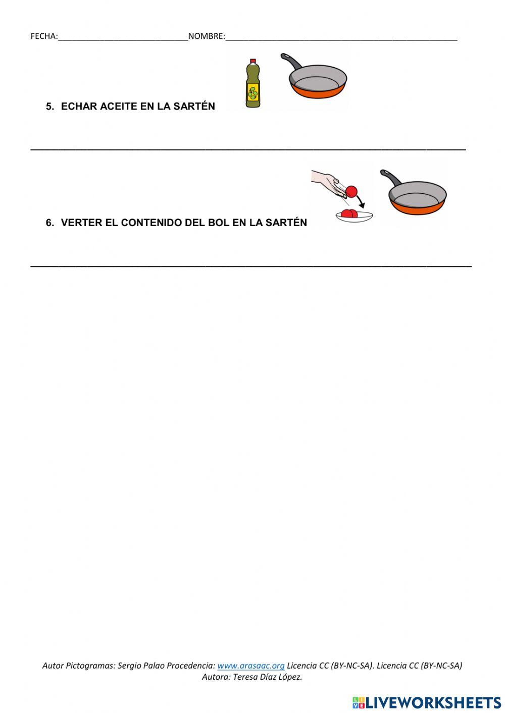 Receta tortilla patata